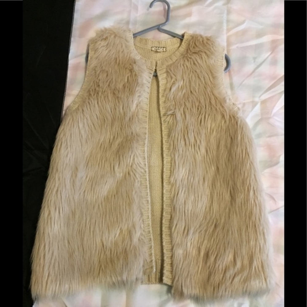 Eyeshadow fur vest